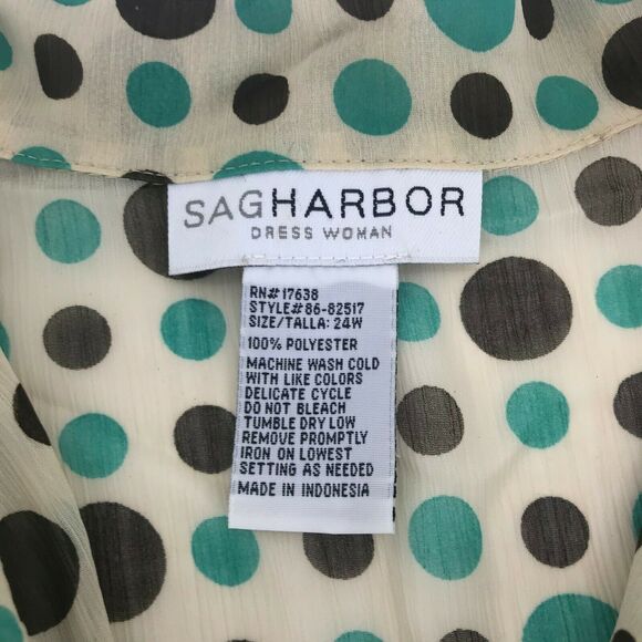 Sag Harbor Woman Dress Blouse Lot  Sz24W - Picture 8 of 11